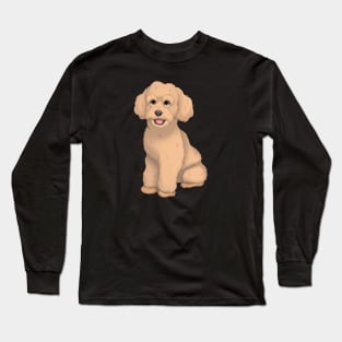 Apricot Toy Poodle Dog Long Sleeve T-Shirt